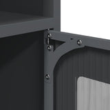 Bedside Cabinet Anthracite 36x39x78 cm Cold-rolled Steel 853412