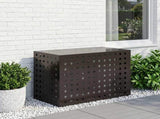 Air Conditioner Cover Black 100 x 50 x 70 cm Steel 8014129