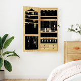 Mirror Jewellery Cabinet Wall Mounted 37.5x10x90 cm 353225