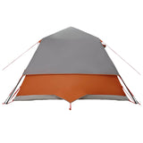 Instant Tent with Roof Grey and Orange 305 x 275 x 190 cm 42028696