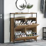Shoe Cabinet Artisan Oak 100 x 34 x 112 cm Engineered Wood 3365548