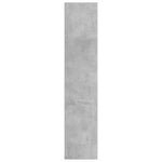 ZNTS Book Cabinet/TV Cabinet Concrete Grey 36x30x143 cm Engineered Wood 800148