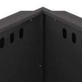 ZNTS Smokeless Fire Pit Black 58x58x51 cm Steel 858974