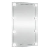 Wall Mirror with LED Lights 40x60 cm Glass Rectangle 3189152