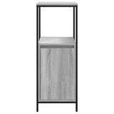 Bathroom Cabinet with Shelves Grey Sonoma 36x35x95 cm 861915
