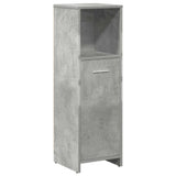 3 Piece Bathroom Furniture Set Concrete Grey Engineered Wood 3324851