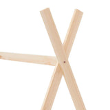 Kids Bed Frame Solid Pine Wood 80x160 cm 283356