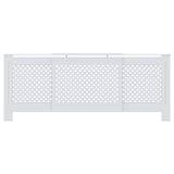 MDF Radiator Cover White 205 cm 325555