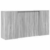 Reception Desk Grey Sonoma 200x50x103,5 cm Engineered Wood 3324219