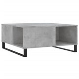 Coffee Table Concrete Grey 80x80x36.5 cm Engineered Wood 830792