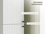 Wall Mounted Tall Bathroom Storage Cabinet with Soft-Close Hinges, Slim Bathroom Cabinet with 2 T3398P378057