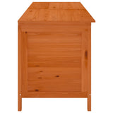 Garden Storage Box Brown 198.5x50x56.5 cm Solid Wood Fir 364763