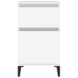 Bedside Cabinet White 40x35x70 cm 819708