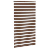 Zebra Blind Brown 135x230 cm Fabric Width 130.9 cm Polyester 4014398