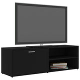 TV Cabinet Black 120x34x37 cm Engineered Wood 801153