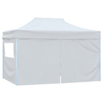 Foldable Party Tent with 4 Sidewalls 3x4.5 m White 48870