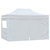 Foldable Party Tent with 4 Sidewalls 3x4.5 m White 48870