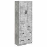 Cabinet Set 2 pcs Concrete Grey 66 x 34.5 x 87 cm 3416964