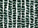 Insect Curtain Green and White 90x220 cm Chenille 325446
