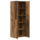Highboard 2 pcs Old Wood 70 x 42.5 x 185 cm 3365588