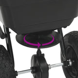 Spreader Black 53 x 108 x 74 cm PVC and Steel 42019628