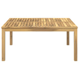 Coffee Table White 100 x 100.5 x 45 cm Solid Acacia Wood 901705