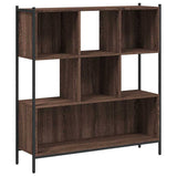 Bookcase Brown Oak 102x28x172 cm Engineered Wood 3213661
