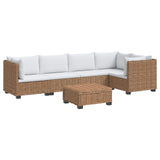 6 pcs Rattan Lounge Set with Cushions GENDT Natural Rattan 3429854