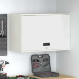 Wall Cabinet for Garage with Gas-lift Door White 883265