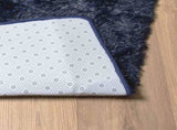 Shaggy Rug High Pile NAVARRA Navy 160x230 cm Polyester 4102843
