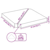 Umbrella Weight Plates 2 pcs Grey Granite Triangular 14 kg 4100002