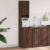 Kitchen Cabinet Brown Oak 35x50x180 cm Engineered Wood 840764