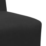 Modular Sofa Unit Armless 3 pcs Black 55 x 74 x 82 cm Velvet 3399809