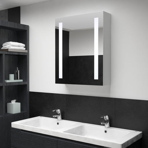 ZNTS LED Bathroom Mirror Cabinet 50x13x70 cm 285117