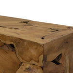 ZNTS Coffee Table 90x50x30 cm Genuine Teak Brown 244558