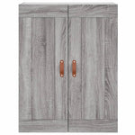 Highboard Grey Sonoma 69.5x34x180 cm Engineered Wood 3199535