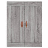 Highboard Grey Sonoma 69.5x34x180 cm Engineered Wood 3199535
