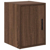 ZNTS Garage Cabinets 2 pcs Brown Oak Engineered Wood 3328266