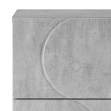Sideboard Concrete Grey 33.5 x 34.5 x 75 cm Engineered Wood 8011516