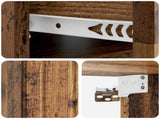 Wall-Mounted Bedside Cabinet 2 pcs Old Wood 49 x 34.5 x 24 cm 898292