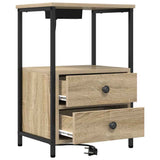 Bedside Cabinet Sonoma Oak 40 x 31 x 60 cm Engineered Wood 859442
