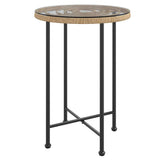 3 Piece Garden Dining Set Poly Rattan 3157835