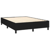 Box Spring Bed Frame Black Double Fabric 3121201