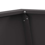 Fire Pit Black 50 x 50 x 40 cm Steel 858960