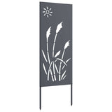 Garden Privacy Screen Anthracite 50 x 140 cm Cold-rolled steel 876275