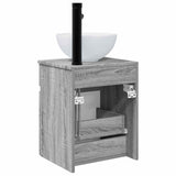 Wall-mounted Sink Vanity Grey Sonoma 39 x 35 x 63 cm 890548