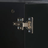 Sideboard High Gloss Black 107x35x80.5 cm 283719