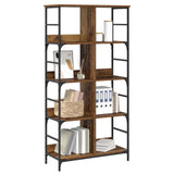 Bookshelf Old wood 78.5 x 33 x 153 cm metal PB 8010892