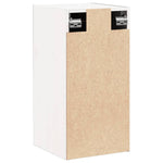ZNTS Wall Cabinet White 30x30x60 cm Solid Wood Pine 813487