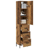 Highboard Old Wood 34.5 x 34 x 180 cm Engineered Wood 3415706